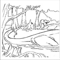 Раскраски с динозаврами - Стелла