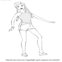 Раскраски с Барби (Barbi) и ее друзьями - Барби фея