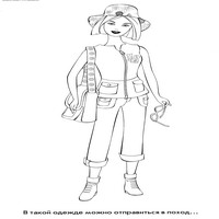 Раскраски с Барби (Barbi) и ее друзьями - малыши Барби играют