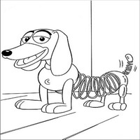 Раскраски с героями из мультфильма История игрушек (Toy Story) - Спиралька