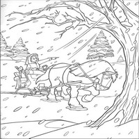 Раскраски с героями из мультфильма Красавица и Чудовище (Beauty and the Beast) - в поиске папы
