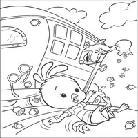 Раскраски с героями из мультфильма Цыпленок Цыпа (Chicken Little) - злобство