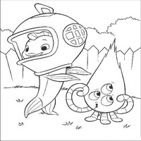 Раскраски с героями из мультфильма Цыпленок Цыпа (Chicken Little) - вот какой
