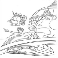Раскраски с героями из мультфильма Атлантида (Atlantis) - машина