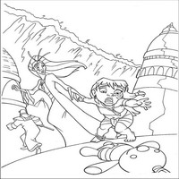 Раскраски с героями из мультфильма Атлантида (Atlantis) - игрушка