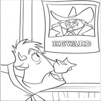 Раскраски с героями из мультфильма Не бей копытом (Home on the Range) - вознаграждение