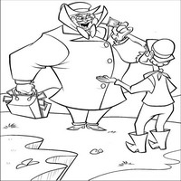 Раскраски с героями из мультфильма Не бей копытом (Home on the Range) - богач