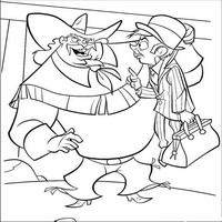 Раскраски с героями из мультфильма Не бей копытом (Home on the Range) - бандит