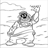 Раскраски с героями из мультфильма Дональд Дак (Donald Fauntleroy Duck) - гавс