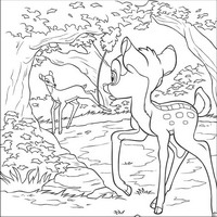 Раскраски с героями из мультфильма Бемби 2 (Bambi 2) - помощь