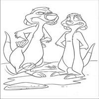 Раскраски с героями из мультфильма Король лев (The Lion King) - я не хотел
