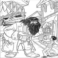 Раскраски с героями из фильмов о Гарри Поттере (Harry Potter) - Хагрид покупает Гарри сову