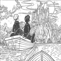 Раскраски с героями из фильмов о Гарри Поттере (Harry Potter) - Хогсвард