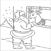 Раскраски про Новый год - зима