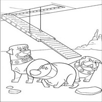 Раскраски с героями из мультфильма Вверх (Up) - злоба