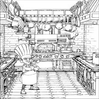 Раскраски с героями из мультфильма Рататуй (Ratatouille) - Живодэр