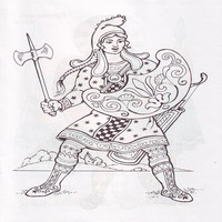 Воины древности -  амазонка