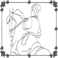 Раскраски по мотивам сказки Сестрица Аленушка и братец Иванушка - спаситель