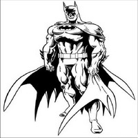Раскраски с Бэтмэном (Batman) - Бэтмэн