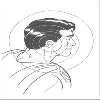 Раскраски с Супермэном (Superman) - Супермэн на прицеле
