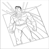 Раскраски с Супермэном (Superman) - пуленепробиваемость