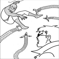 Раскраски с Человеком-пауком (Spider-Man) - кто кого