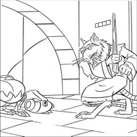 Раскраски с Черепашками-ниндзя (Teenage Mutant Ninja Turtles, TMNT) - роботы нападают