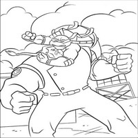 Раскраски с Черепашками-ниндзя (Teenage Mutant Ninja Turtles, TMNT) - бой