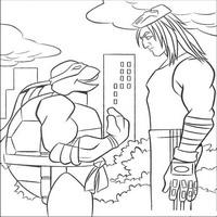 Раскраски с Черепашками-ниндзя (Teenage Mutant Ninja Turtles, TMNT) - разговор